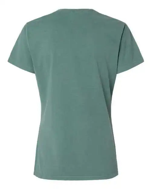 Comfortwash Gdh125 Garment-dyed Women’s V-neck T-shirt - Cypress Green