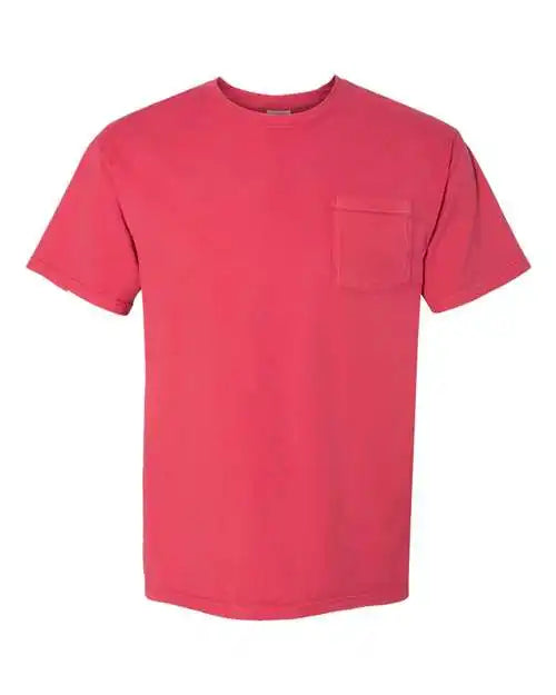 Comfortwash Gdh150 Garment Dyed Pocket t Shirt Crimson Fall