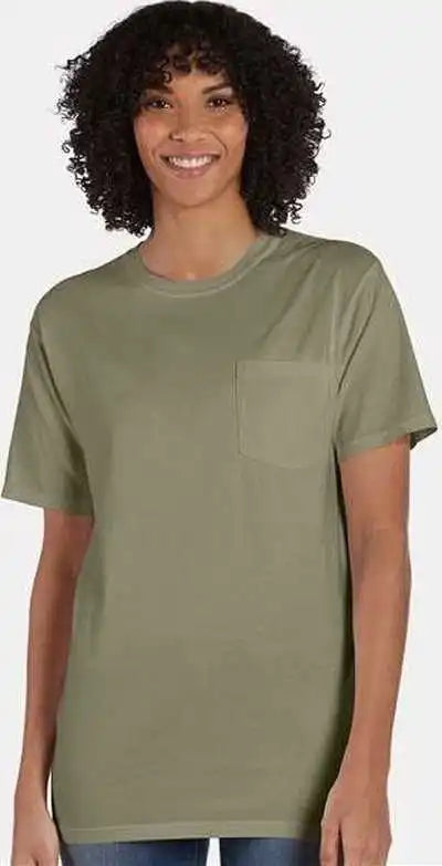 Comfortwash Gdh150 Garment-dyed Pocket T-shirt - Faded Fatigue