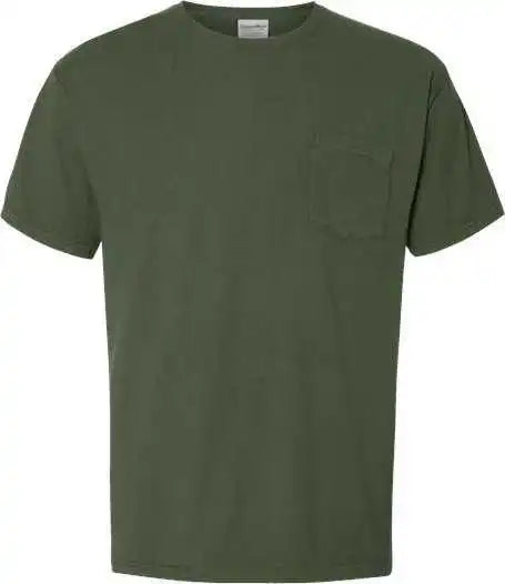 Comfortwash Gdh150 Garment-dyed Pocket T-shirt - Moss