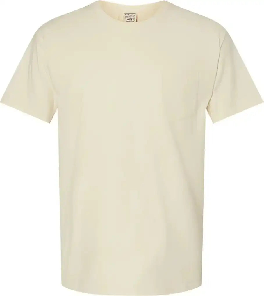 Comfortwash Gdh150 Garment-dyed Pocket T-shirt - Parchment