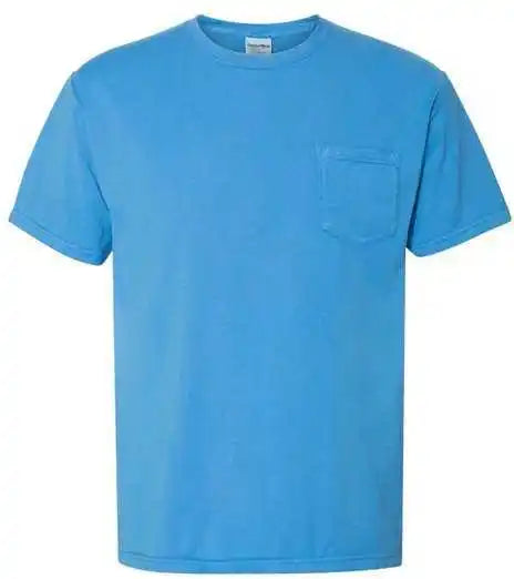 Comfortwash Gdh150 Garment Dyed Pocket t Shirt Summer Sky Blue
