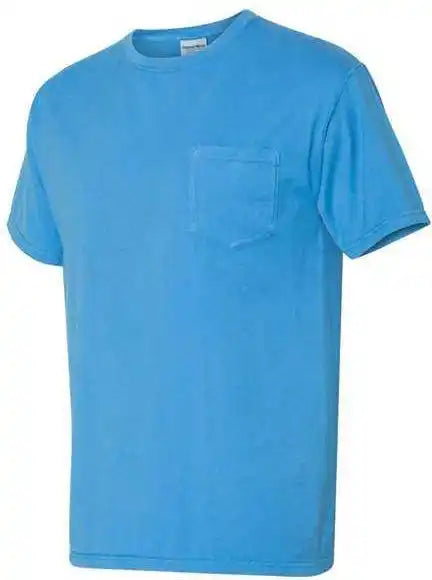 Comfortwash Gdh150 Garment Dyed Pocket t Shirt Summer Sky Blue