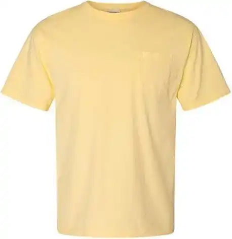 Comfortwash Gdh150 Garment Dyed Pocket t Shirt Summer Squash Yellow