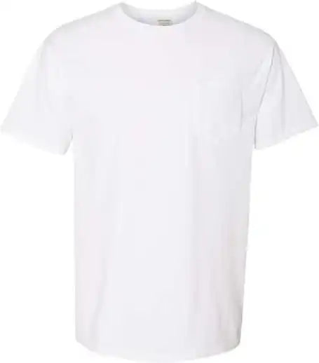 Comfortwash Gdh150 Garment Dyed Pocket t Shirt White