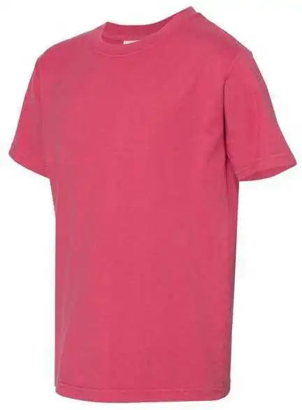 Comfortwash Gdh175 Garment Dyed Youth Short Sleeve T-shirt - Crimson Fall