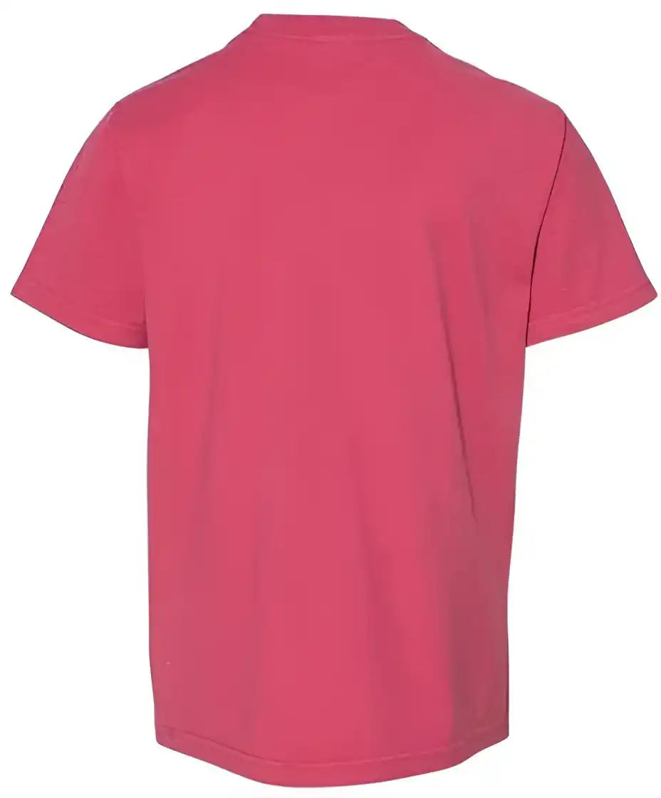 Comfortwash Gdh175 Garment Dyed Youth Short Sleeve t Shirt Crimson Fall