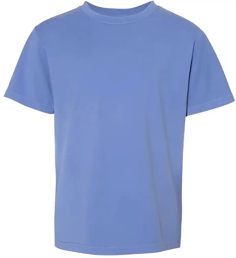 Comfortwash Gdh175 Garment Dyed Youth Short Sleeve t Shirt Deep Forte Blue