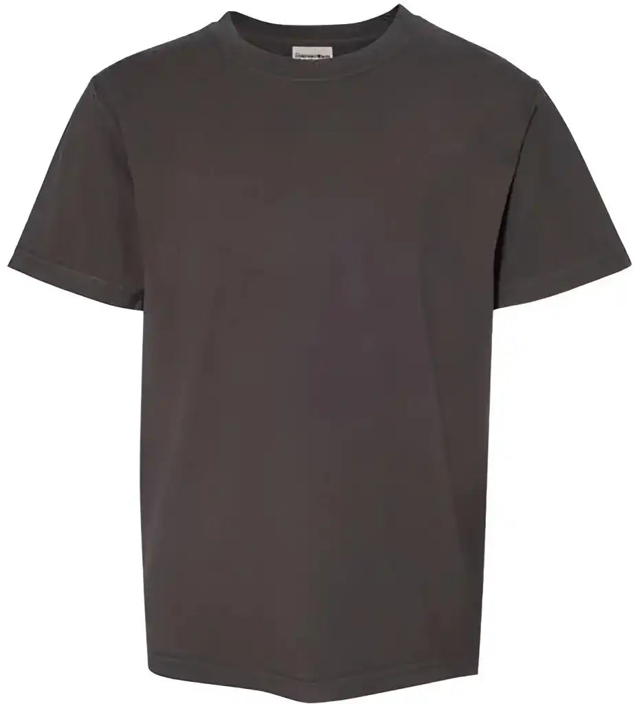 Comfortwash Gdh175 Garment Dyed Youth Short Sleeve t Shirt New Railroad Grey