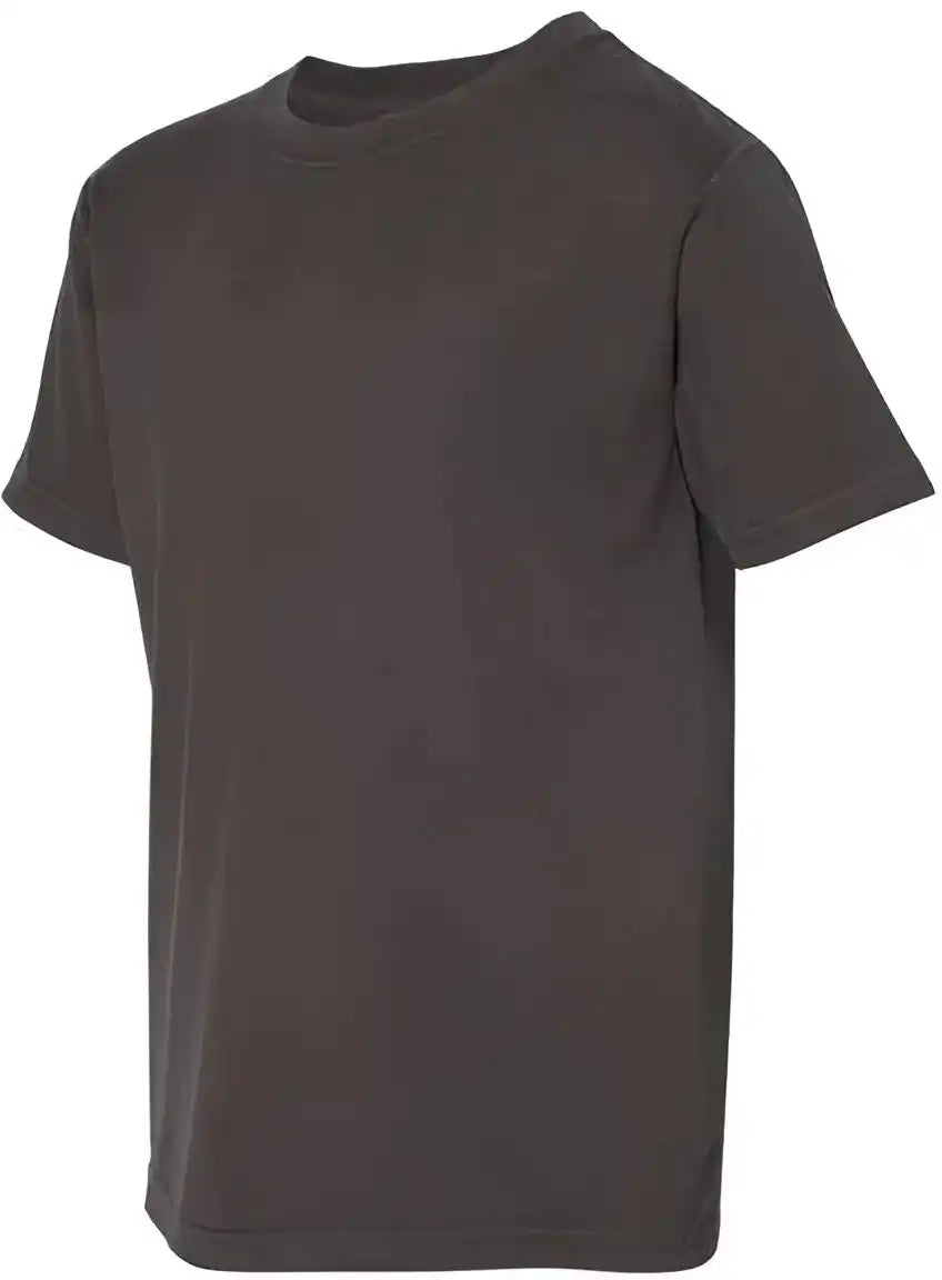 Comfortwash Gdh175 Garment Dyed Youth Short Sleeve t Shirt New Railroad Grey