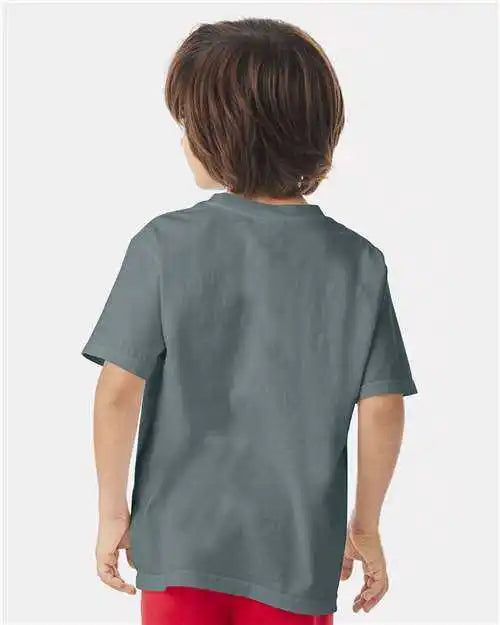Comfortwash Gdh175 Garment Dyed Youth t Shirt Cypress Green