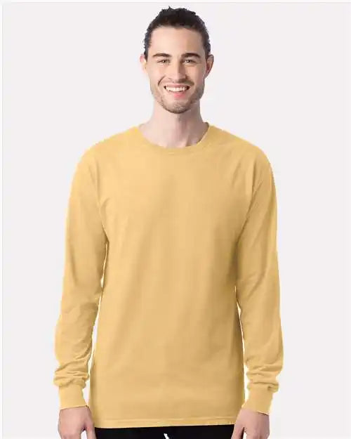 Comfortwash Gdh200 Garment Dyed Long Sleeve T-shirt - Artisan Gold