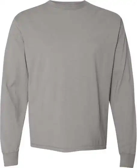 Comfortwash Gdh200 Garment Dyed Long Sleeve t Shirt Concrete Grey