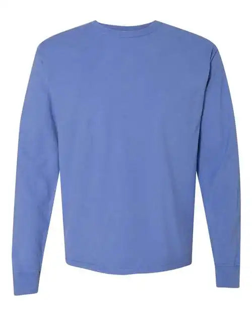 Comfortwash Gdh200 Garment Dyed Long Sleeve T-shirt - Deep Forte Blue