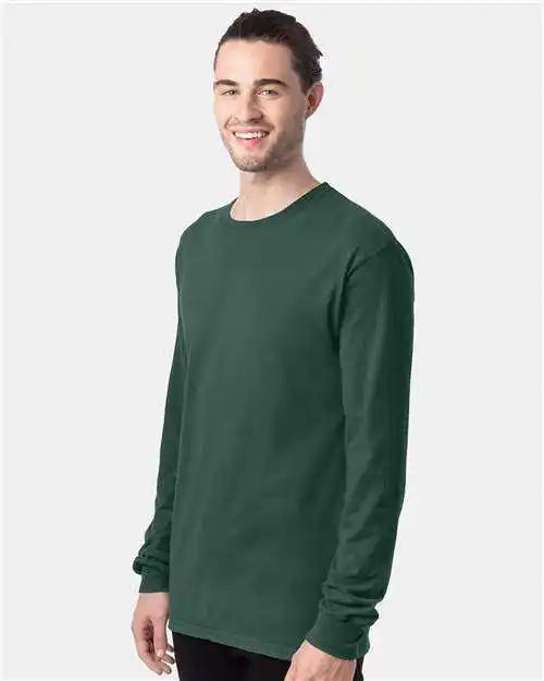 Comfortwash Gdh200 Garment Dyed Long Sleeve t Shirt Field Green