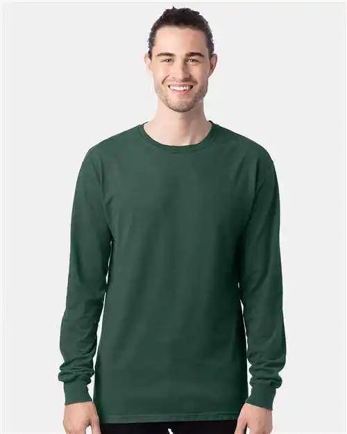 Comfortwash Gdh200 Garment Dyed Long Sleeve t Shirt Field Green