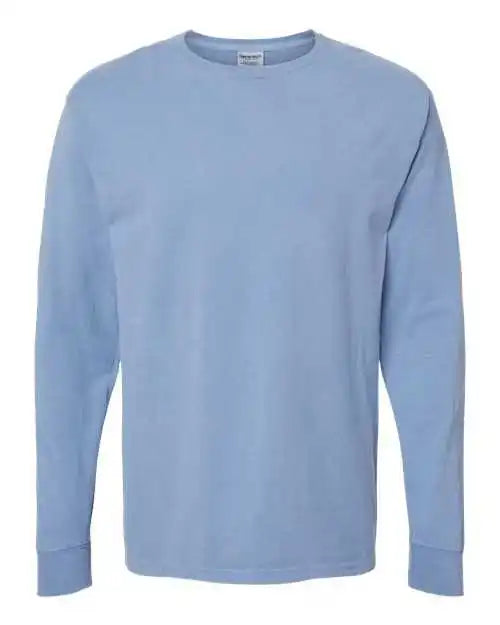 Comfortwash Gdh200 Garment Dyed Long Sleeve t Shirt Frontier Blue