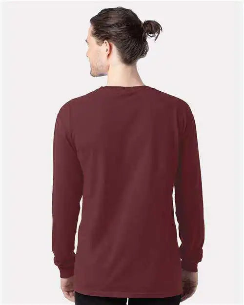 Comfortwash Gdh200 Garment Dyed Long Sleeve t Shirt Maroon