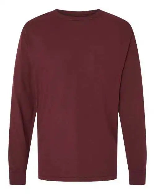 Comfortwash Gdh200 Garment Dyed Long Sleeve t Shirt Maroon