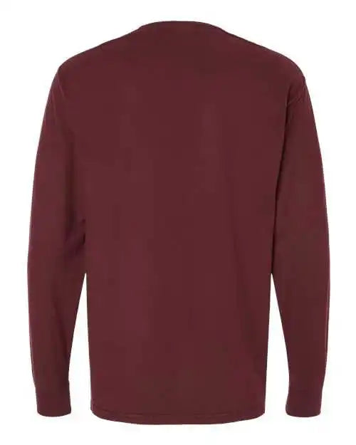 Comfortwash Gdh200 Garment Dyed Long Sleeve t Shirt Maroon