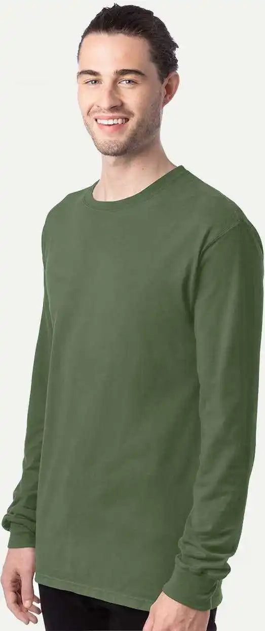 Comfortwash Gdh200 Garment Dyed Long Sleeve T-shirt - Moss