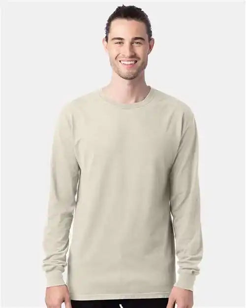 Comfortwash Gdh200 Garment Dyed Long Sleeve t Shirt Parchment