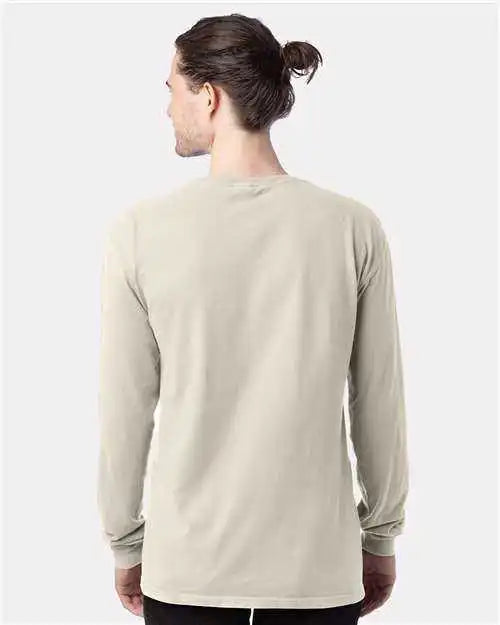 Comfortwash Gdh200 Garment Dyed Long Sleeve t Shirt Parchment