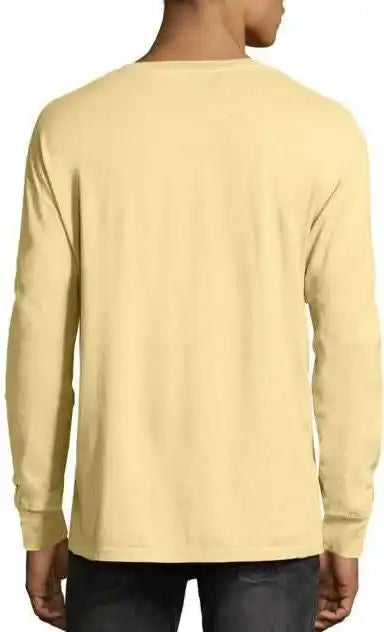 Comfortwash Gdh200 Garment Dyed Long Sleeve T-shirt - Summer Squash Yellow