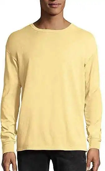 Comfortwash Gdh200 Garment Dyed Long Sleeve T-shirt - Summer Squash Yellow