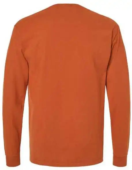 Comfortwash Gdh200 Garment Dyed Long Sleeve t Shirt Texas Orange