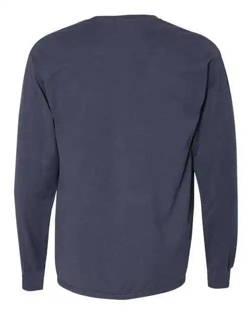 Comfortwash Gdh250 Garment Dyed Long Sleeve t Shirt with a Pocket Anchor Slate