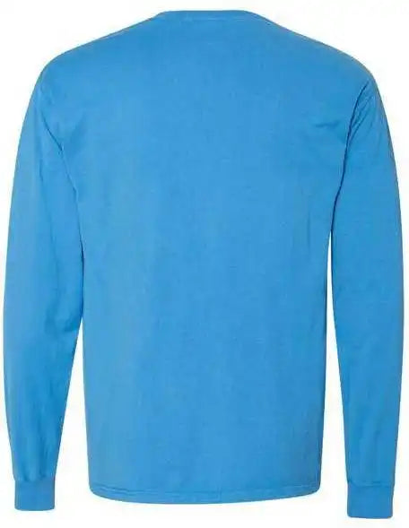 Comfortwash Gdh250 Garment Dyed Long Sleeve T-shirt with a Pocket - Summer Sky Blue