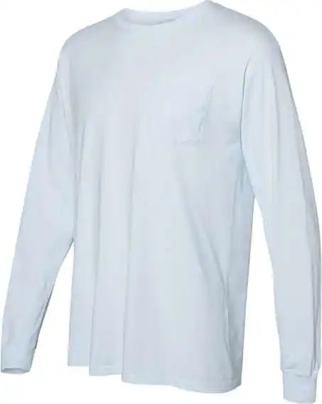 Comfortwash Gdh250 Garment Dyed Long Sleeve T-shirt with a Pocket - Soothing Blue