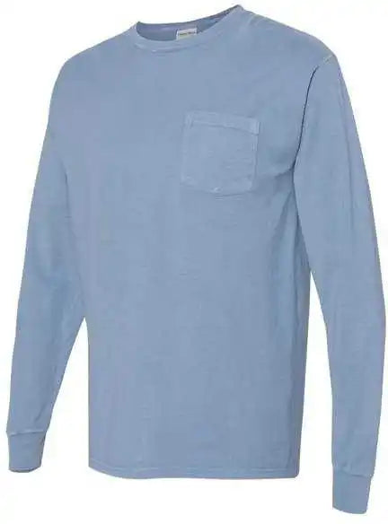 Comfortwash Gdh250 Garment Dyed Long Sleeve T-shirt with a Pocket - Saltwater