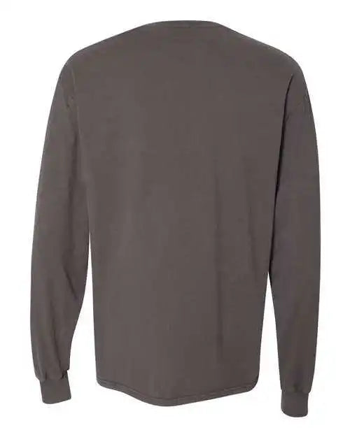 Comfortwash Gdh250 Garment Dyed Long Sleeve T-shirt with a Pocket - New Railroad Grey
