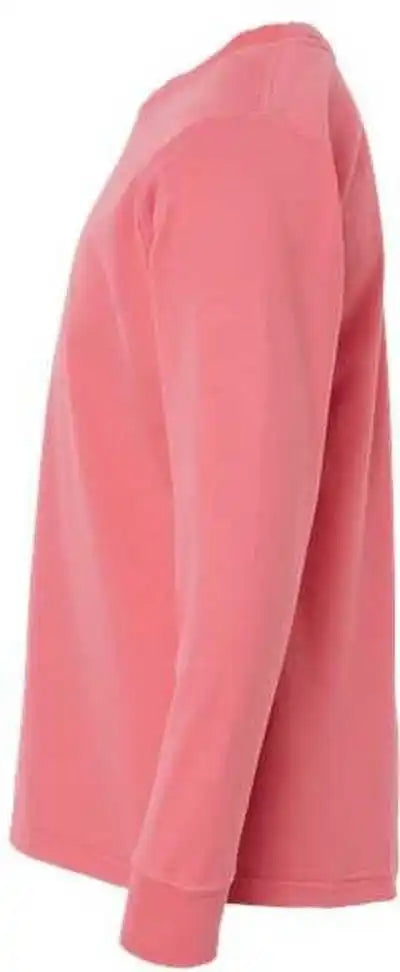 Comfortwash Gdh275 Garment-dyed Youth Long Sleeve T-shirt - Coral Craze