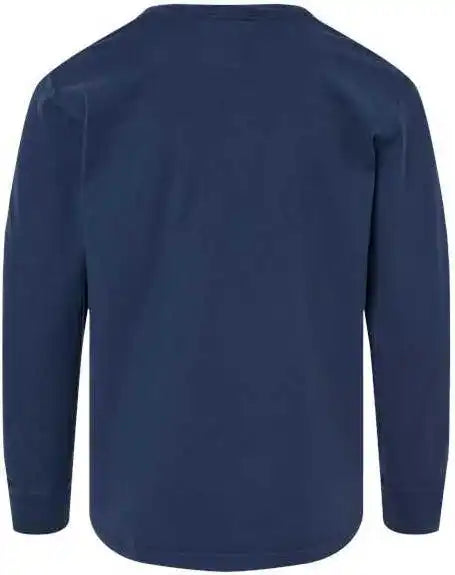 Comfortwash Gdh275 Garment-dyed Youth Long Sleeve T-shirt - Navy