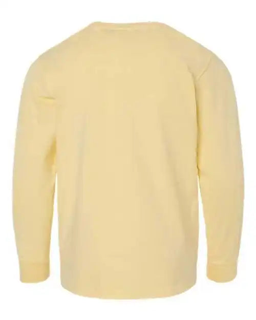 Comfortwash Gdh275 Garment-dyed Youth Long Sleeve T-shirt - Summer Squash Yellow