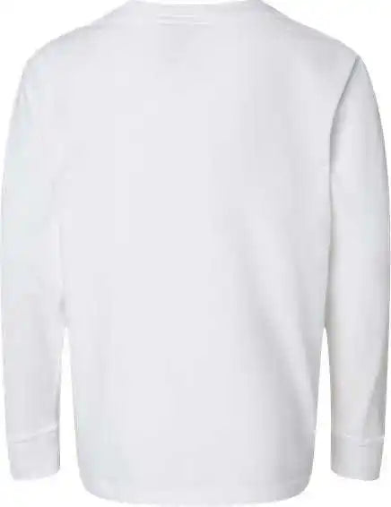 Comfortwash Gdh275 Garment-dyed Youth Long Sleeve T-shirt - White