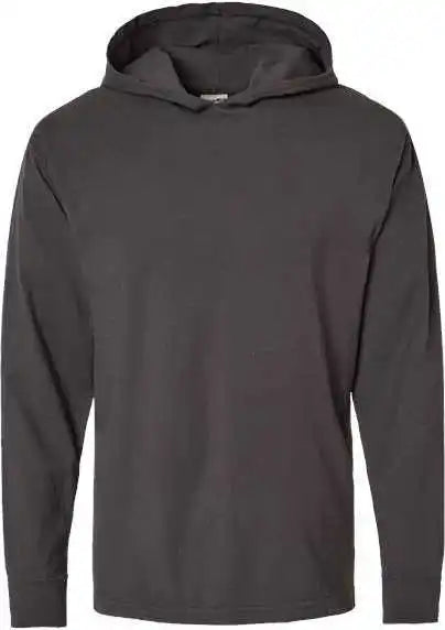 Comfortwash Gdh280 Garment Dyed Jersey Hooded Long Sleeve t Shirt New Railroad Gray