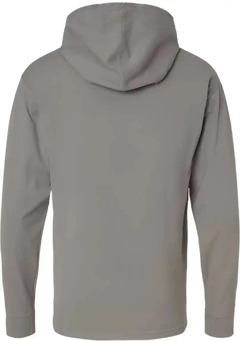 Comfortwash Gdh280 Garment-dyed Jersey Hooded Long Sleeve T-shirt - Concrete Gray