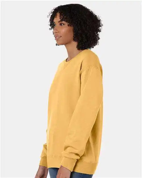 Comfortwash Gdh400 Garment Dyed Unisex Crewneck Sweatshirt Artisan Gold