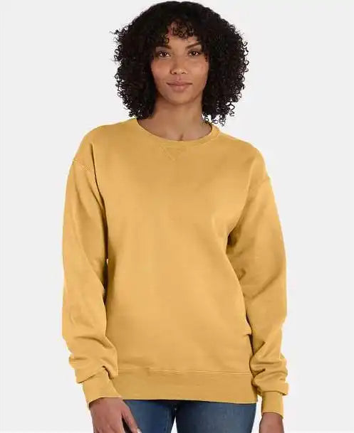 Comfortwash Gdh400 Garment Dyed Unisex Crewneck Sweatshirt Artisan Gold