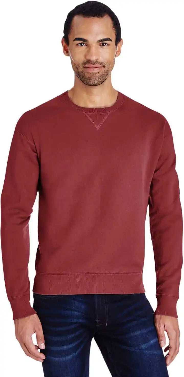 Comfortwash Gdh400 Garment Dyed Unisex Crewneck Sweatshirt Cayenne