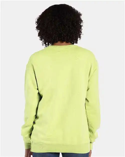 Comfortwash Gdh400 Garment Dyed Unisex Crewneck Sweatshirt - Chic Lime