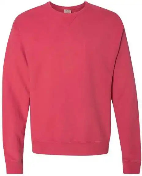 Comfortwash Gdh400 Garment Dyed Unisex Crewneck Sweatshirt - Crimson Fall