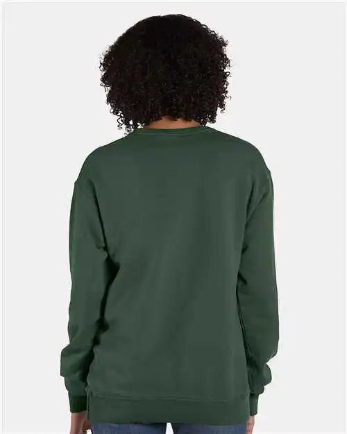 Comfortwash Gdh400 Garment Dyed Unisex Crewneck Sweatshirt Field Green