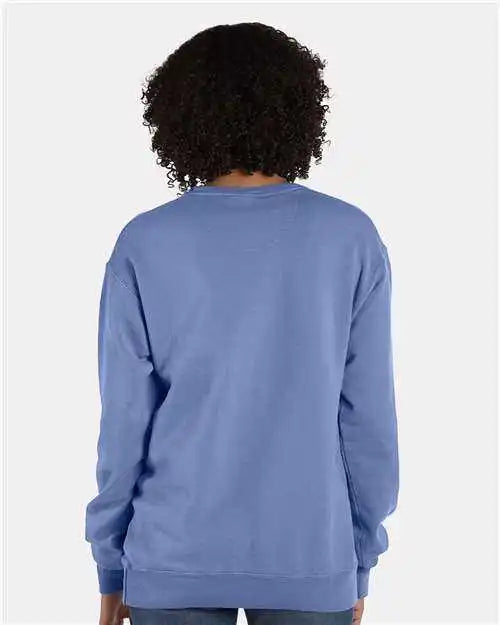 Comfortwash Gdh400 Garment Dyed Unisex Crewneck Sweatshirt Frontier Blue