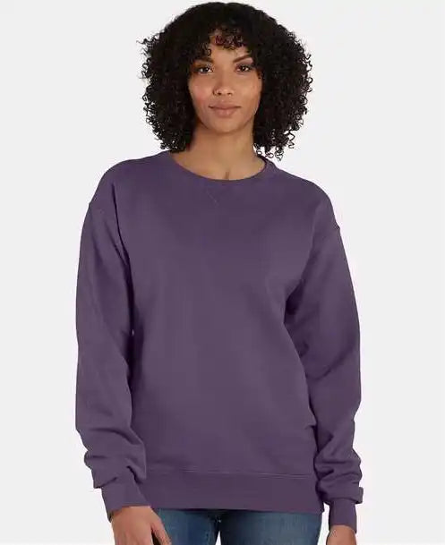 Comfortwash Gdh400 Garment Dyed Unisex Crewneck Sweatshirt Grape Soda