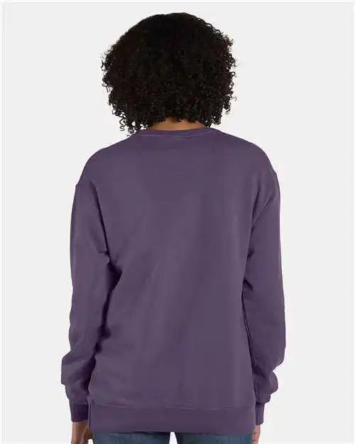 Comfortwash Gdh400 Garment Dyed Unisex Crewneck Sweatshirt Grape Soda